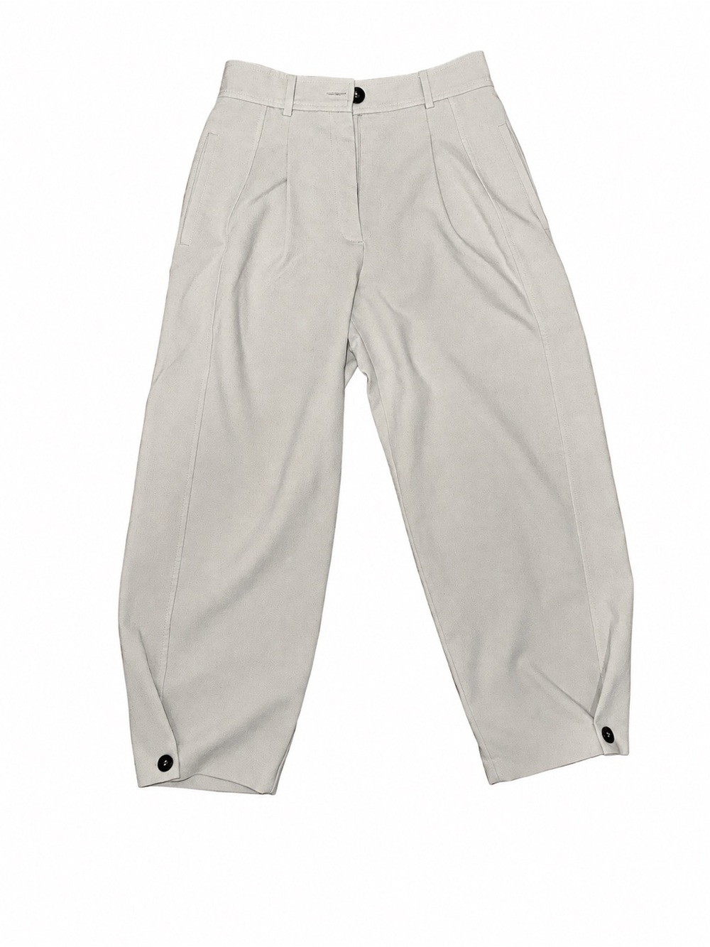 Zara Light Beige Tapered Pants